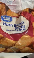 Hash Brown Sticks Shredded Potatoes