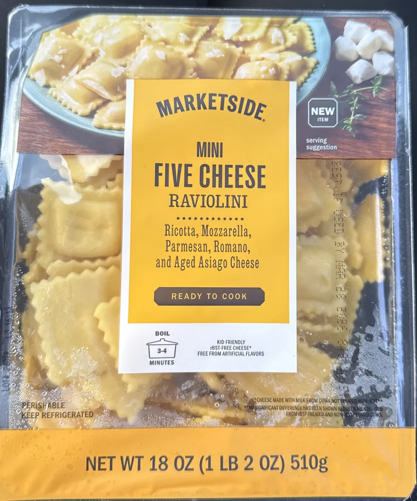 Five Cheese Raviolini