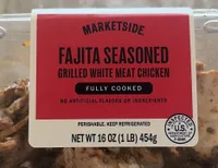 Fajita seasoned grilled white meat chicken