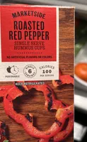 Roasted Red Pepper Single Serve Hummus Cups