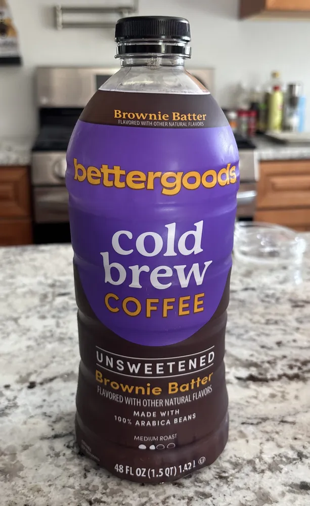 Cold brew coffee unsweetened brownie batter