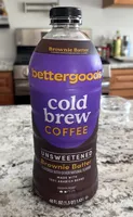 Cold brew coffee unsweetened brownie batter