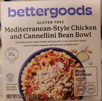 Mediterranean-Style Chicken and Cannellini Bean Bowl