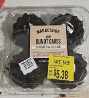 Mini Bundt Cakes Cookies & Creme