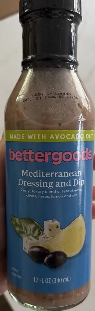 Mediterranean Dressing And Dip