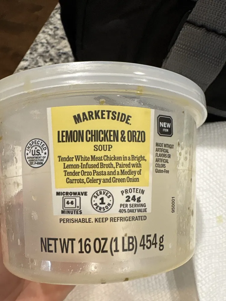 Lemon Chicken & Orzo Soup