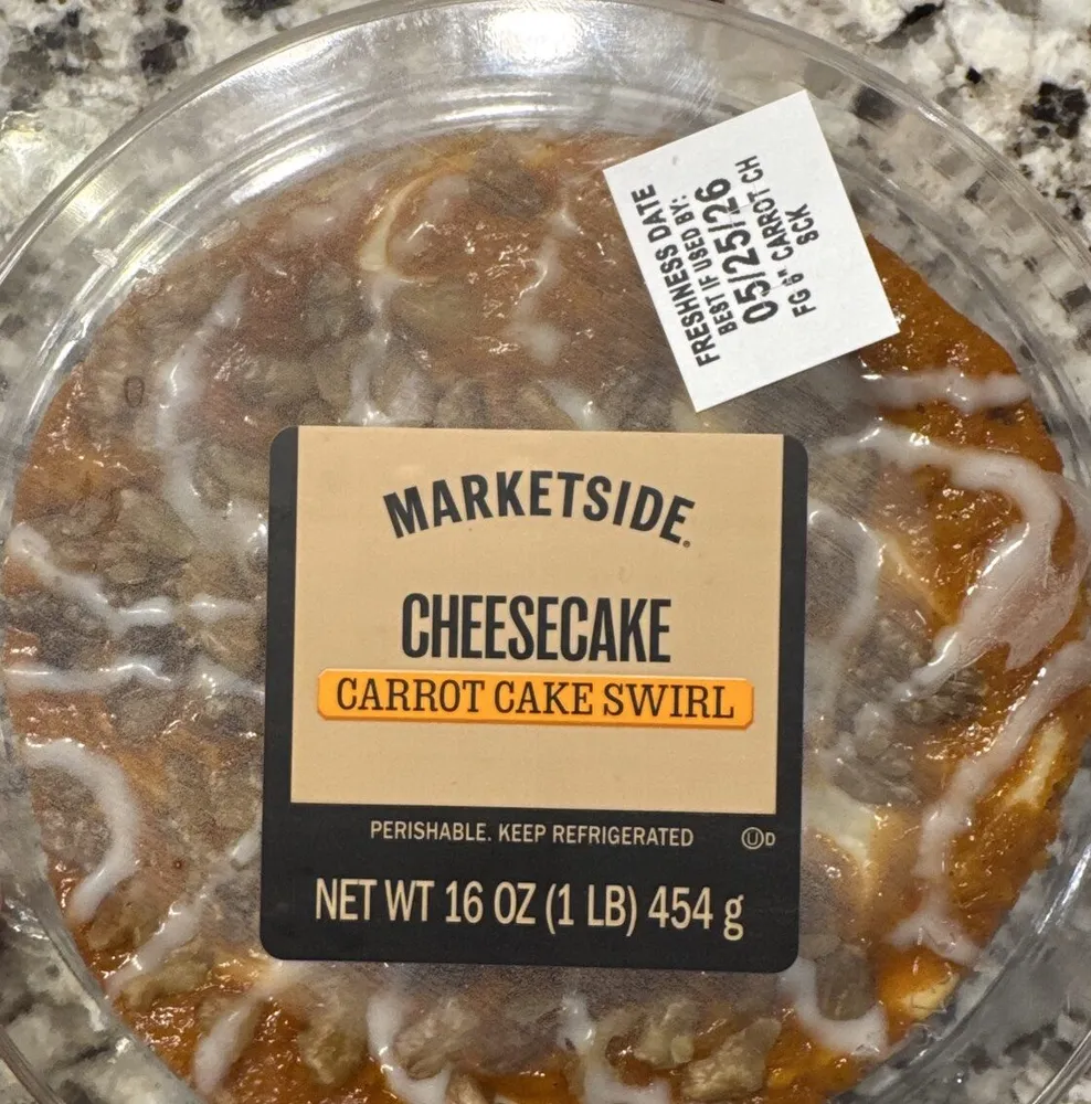 Carrot Cake Swirl Cheesecake