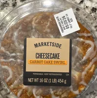 Carrot Cake Swirl Cheesecake