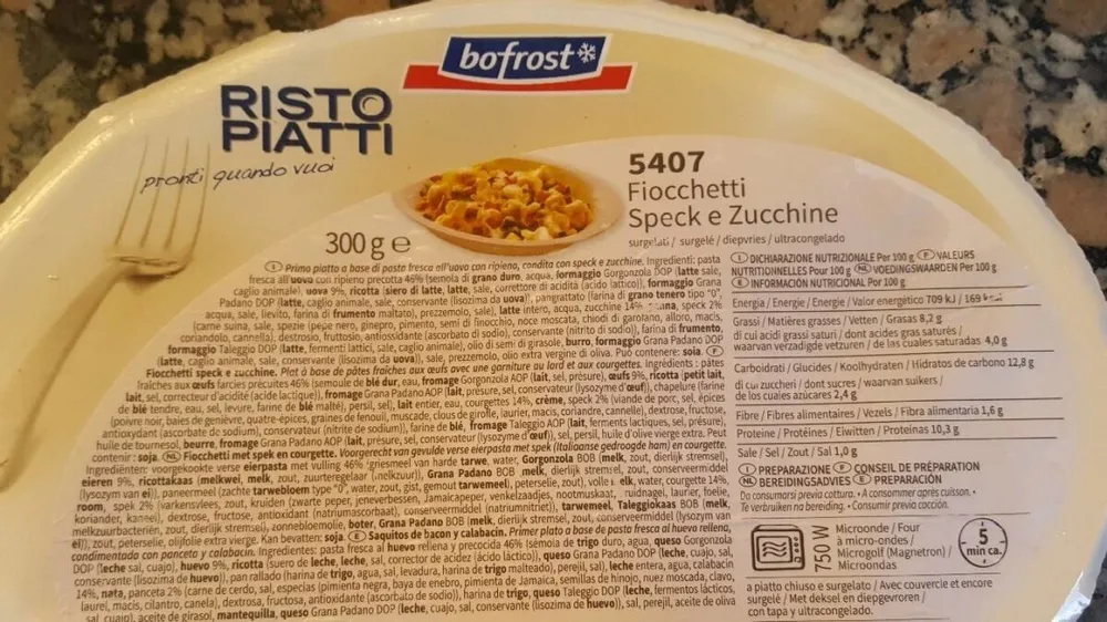 Fiocchetti speck e Zucchine