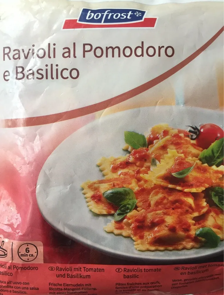 Raviolis tomate basilic (Ravioli al pomodoro e basilico)