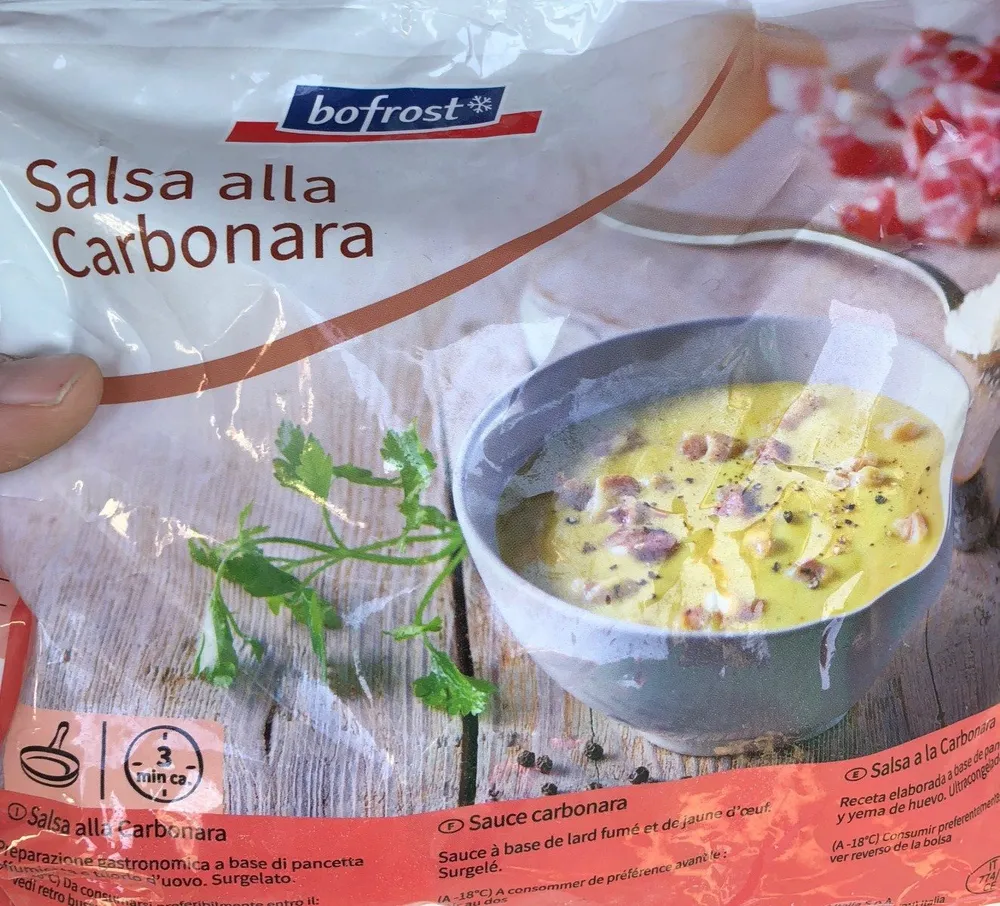 Sauce carbonara