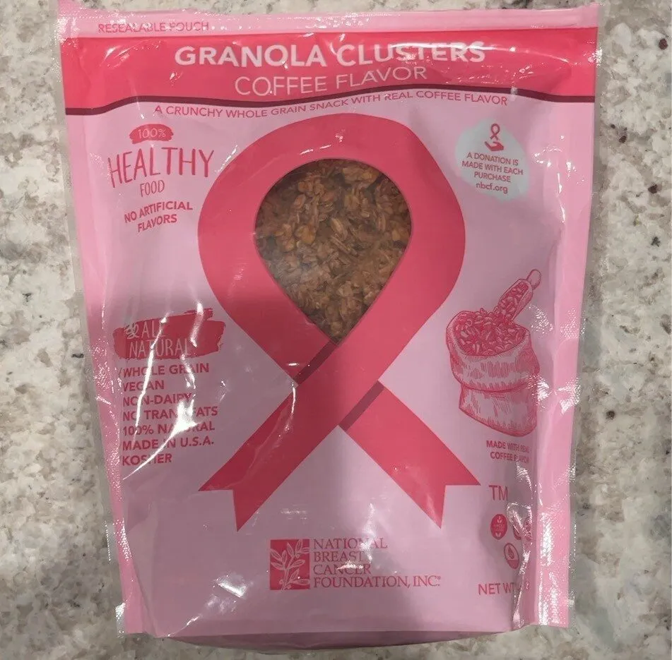 Granola clusters, coffee flavor