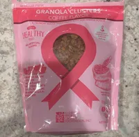 Granola clusters, coffee flavor
