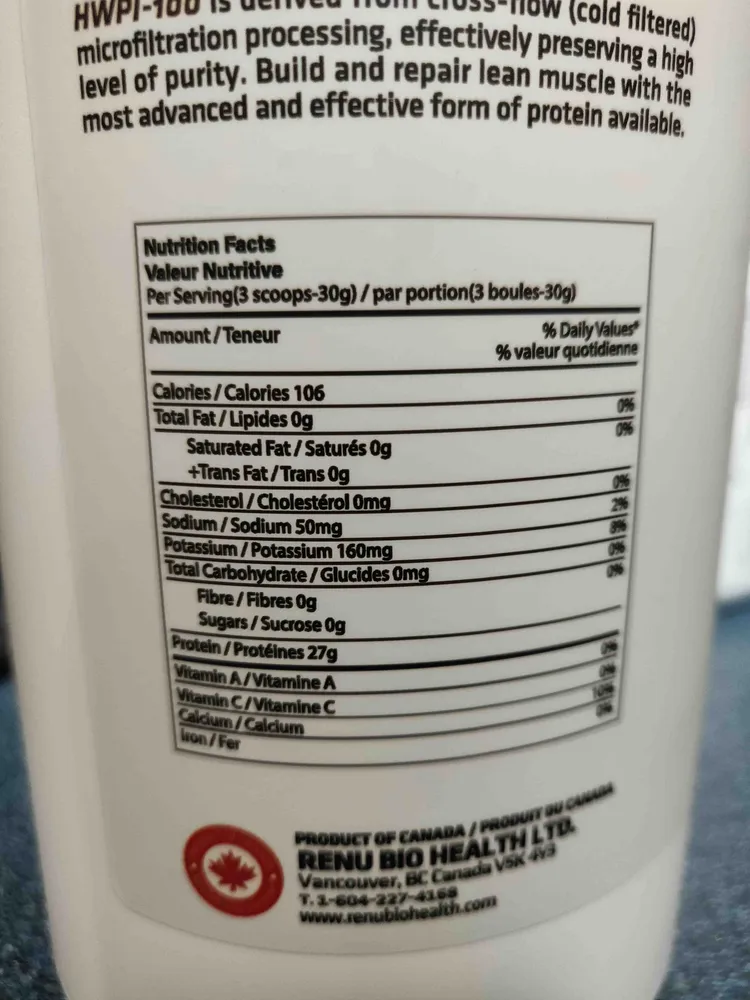 HWPI-100 Hydrolizee Whey Protein Isolate