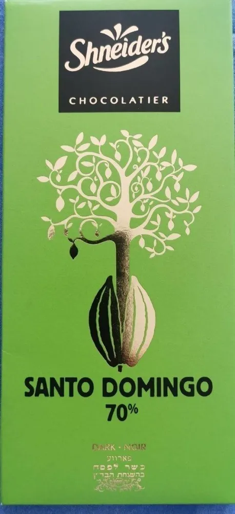 Chocolat noir Santo Domingo