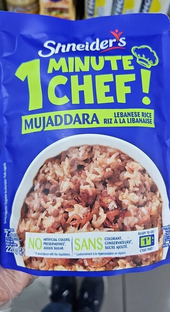 Une minute chef Mujadara