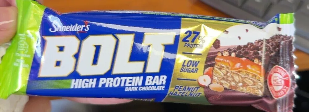 Bolt High Protein Bar Dark Chocolate Peanut Hazelnut