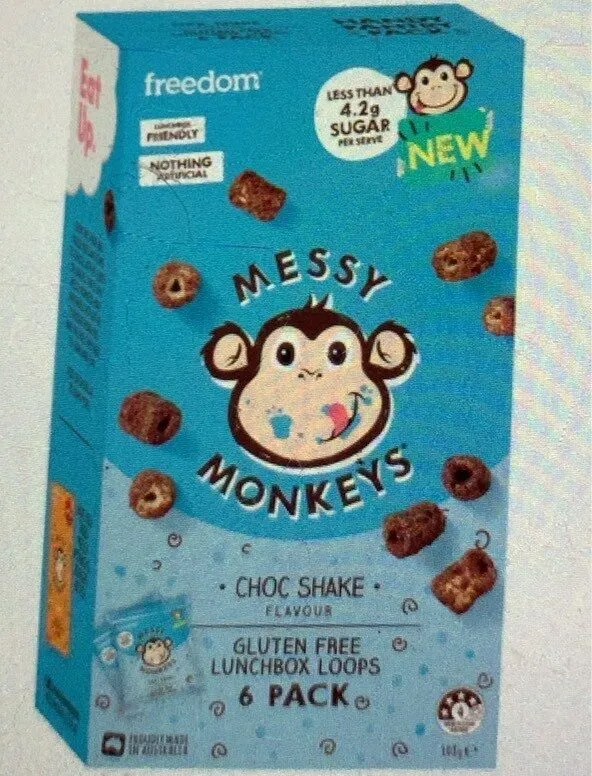 Messy monkey choc shake