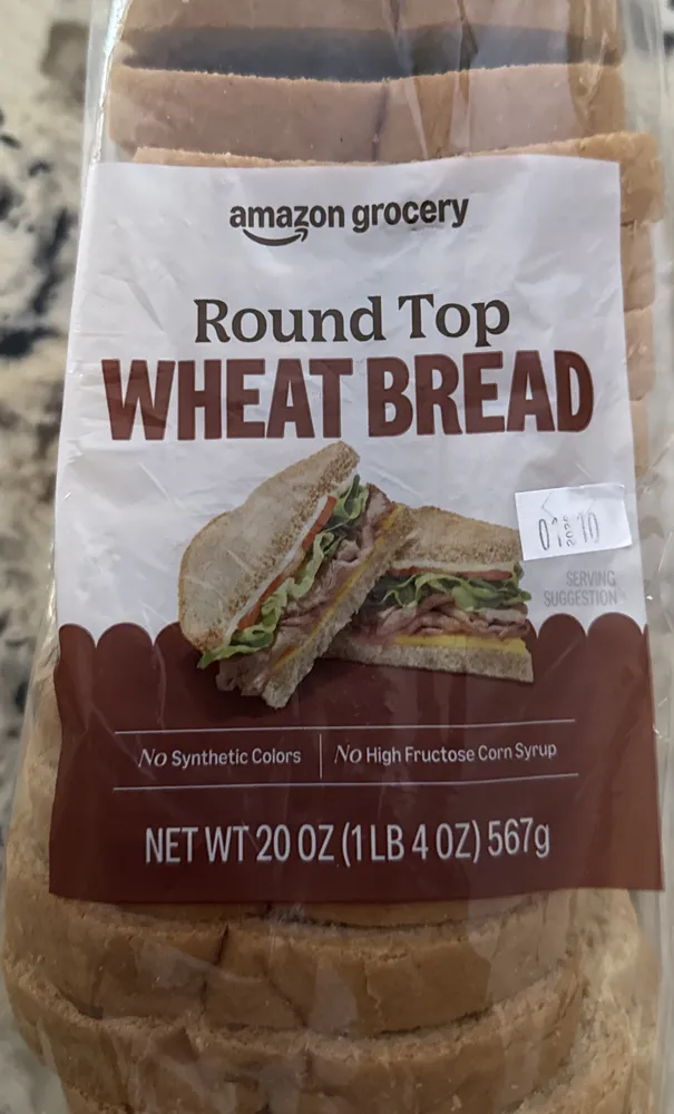 Round top wheat bread