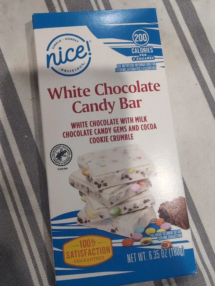 White Chocolate Candy Bar