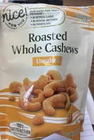 Roasted whole cashews