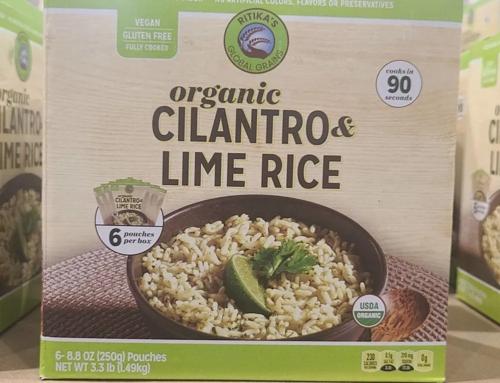 organic CILANTRO & LIME RICE