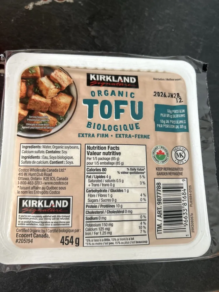 Extra firm tofu