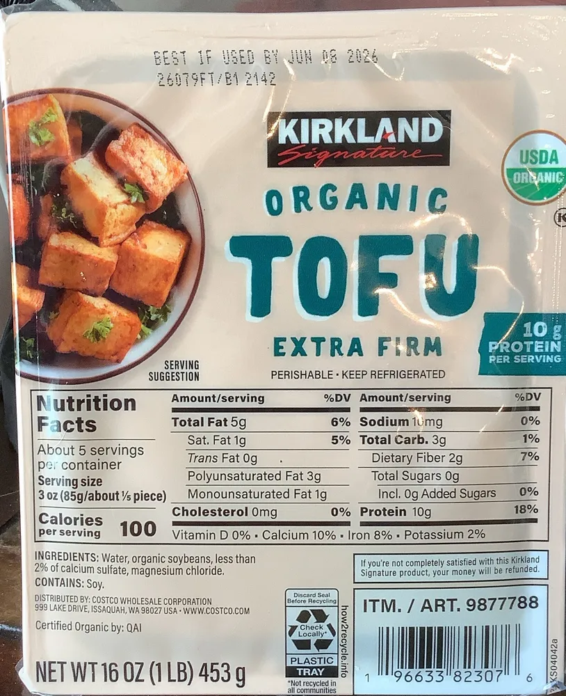 Organic Tofu Extra Firm