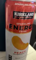 Peach Sparkling Energy Drink