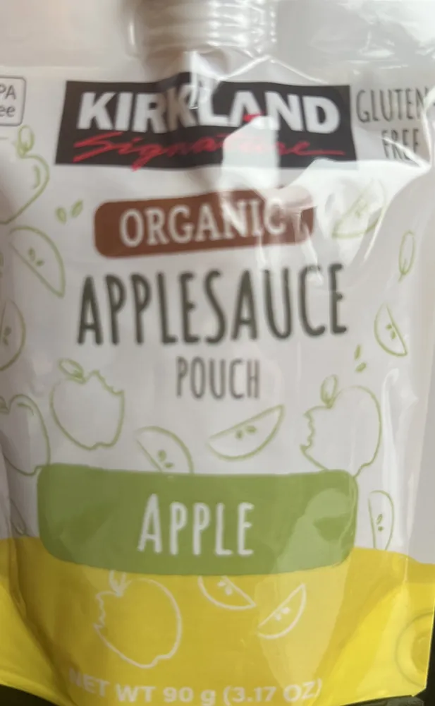Organic Applesauce Pouch