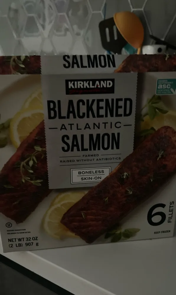 Blackened Atlantic Salmon