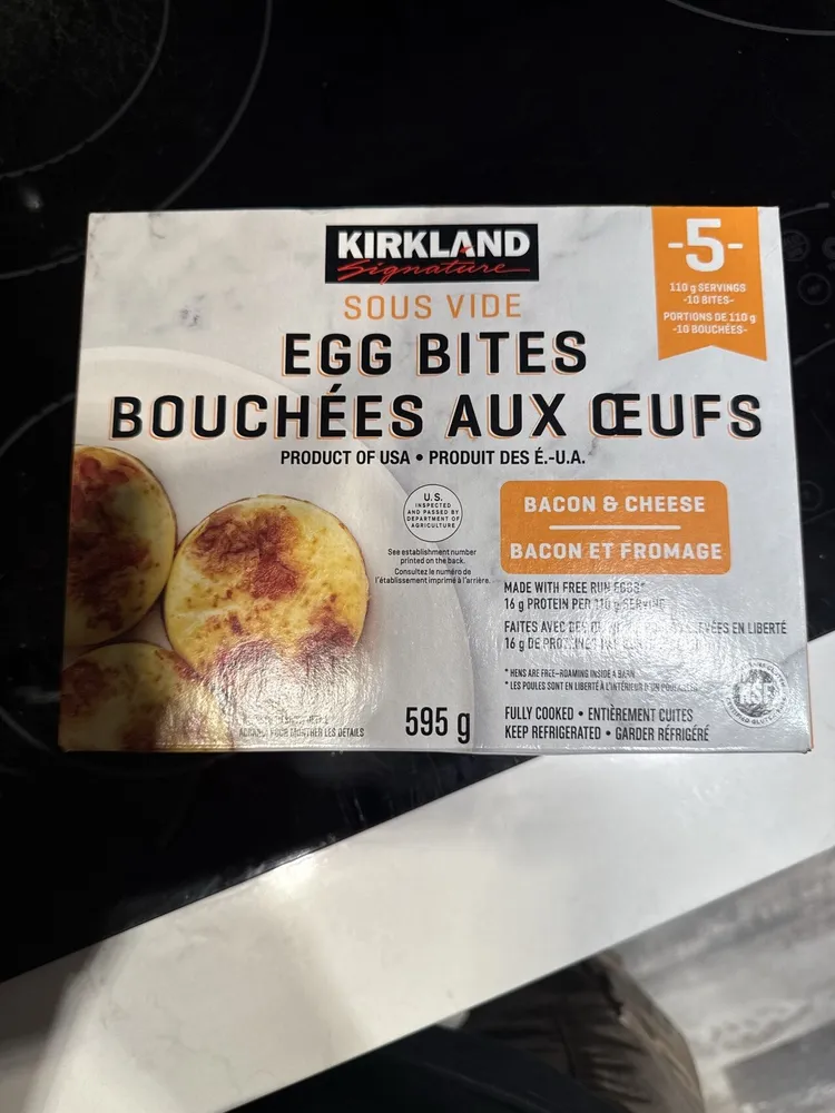 Sous Vide Egg Bites Bacon & Cheese