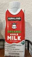 Organic whole milk with vitamin D