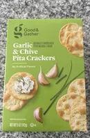 Garlic & Chive Pita Crackers