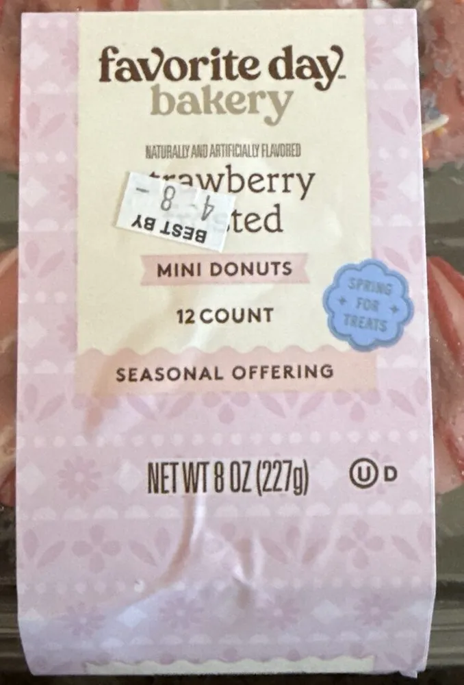 Strawberry Frosted Donuts