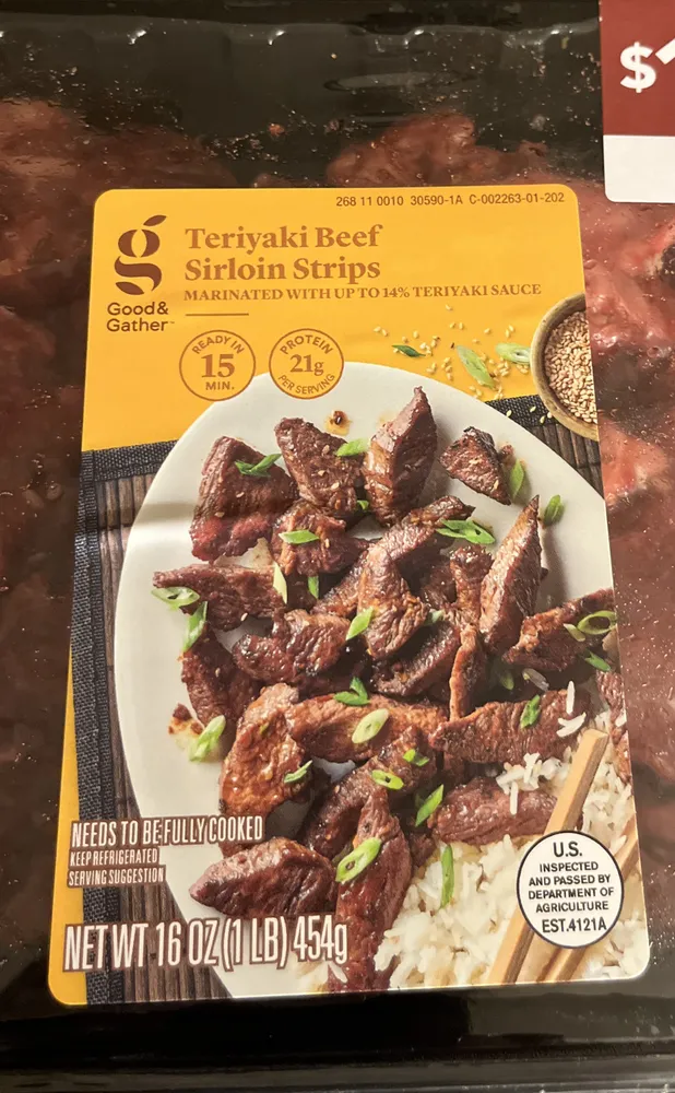 Teriyaki Beef Sirloin Strips