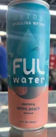 sparkling white peach flavored spirulina Blu water