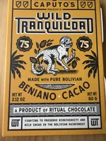 Wild Tranquilidad 75% Chocolate Bar