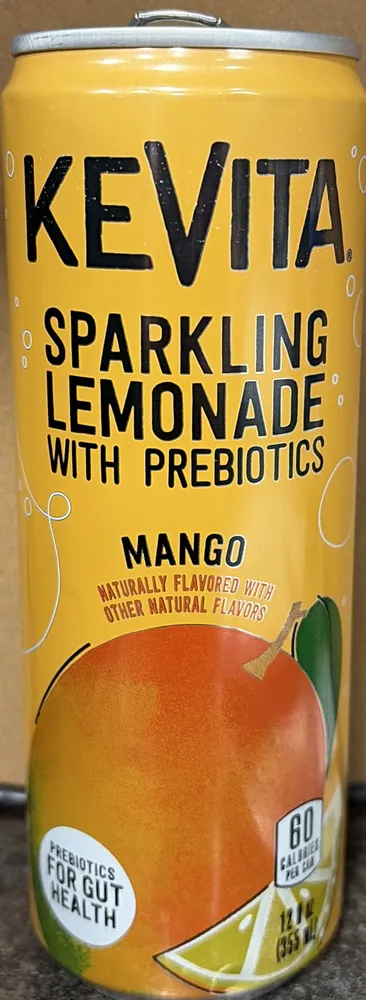 Sparkling Lemonade with Prebiotics - Mango