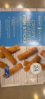 CRISPY BREADED FISH STICKS