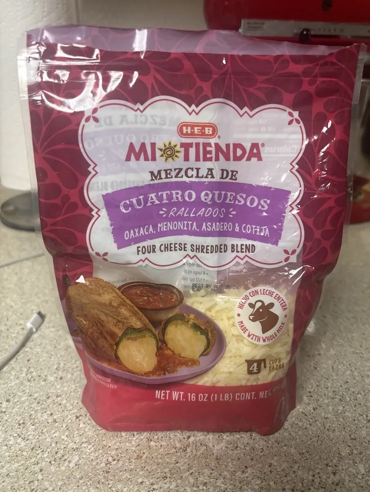 HEB Mi Tienda Quatros Quesos Rallados