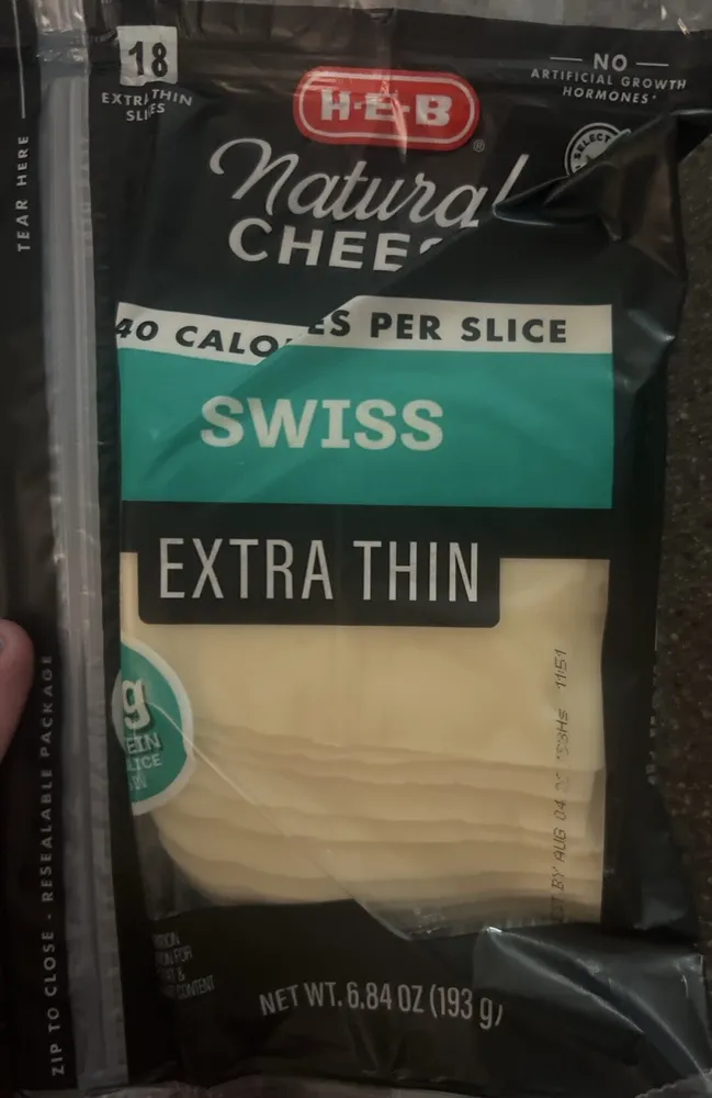 Swiss Extra Thin Cheese
