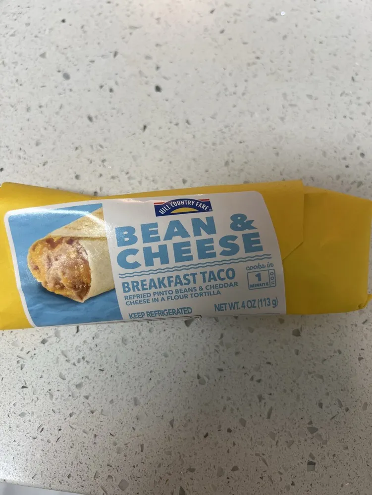 Bean & Cheese Breakfast Taco