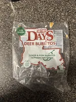 Deer & Pork Burritos W/ Pepper Jack Cheese