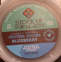Peanut Butter Protein Snacks Blueberry