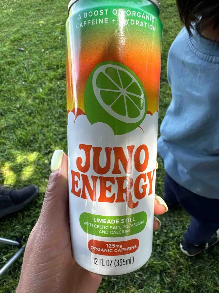 Juno Energy Limeade Still 125mg Organic Caffeine