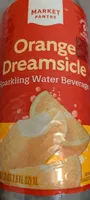 Orange dreamsicle sparkling water
