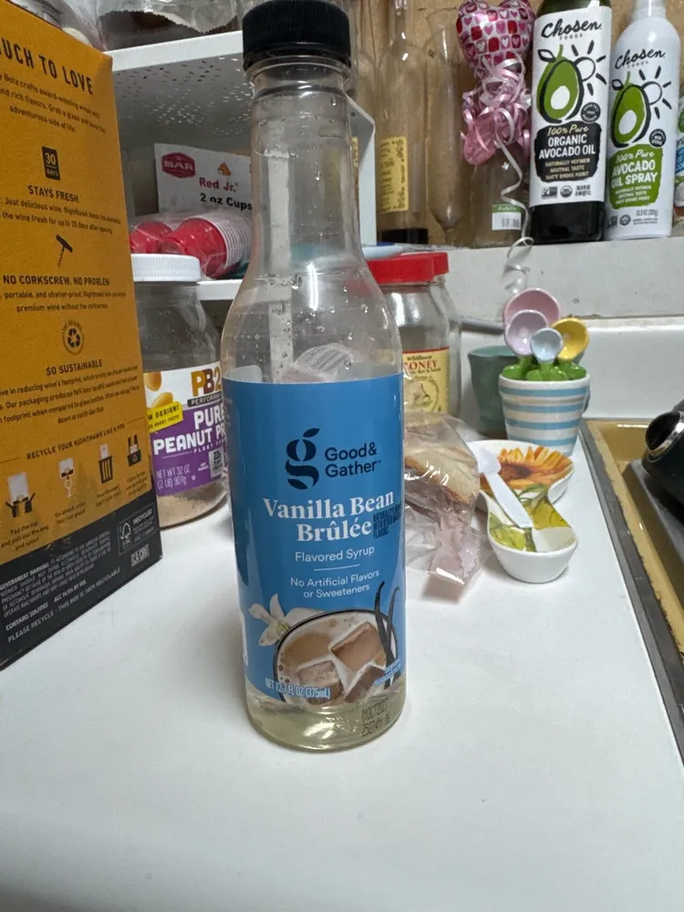 Vanilla Bean Brûlée Flavored Syrup