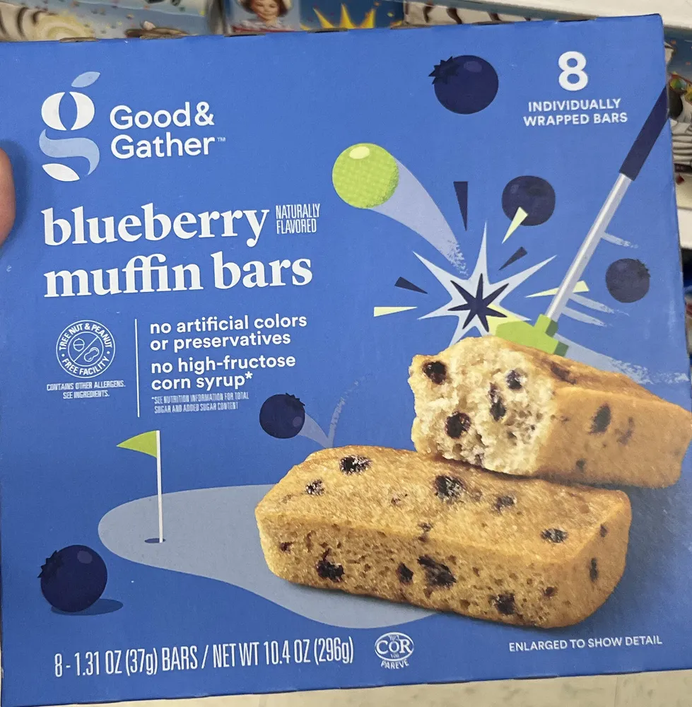 blueberry muffin bars