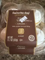 Filled Vanilla Cupcakes